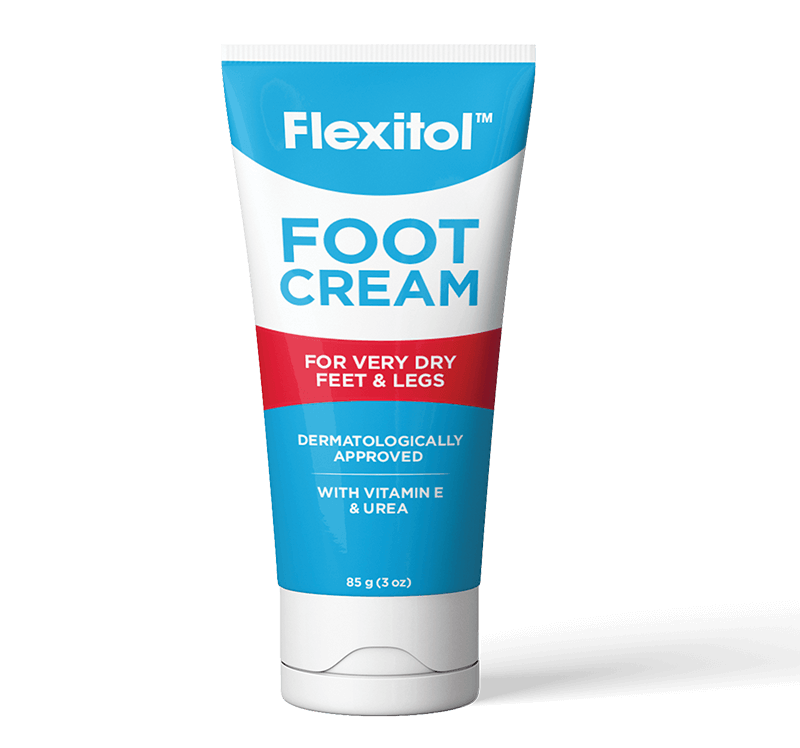 flexitol foot cream front of tube image