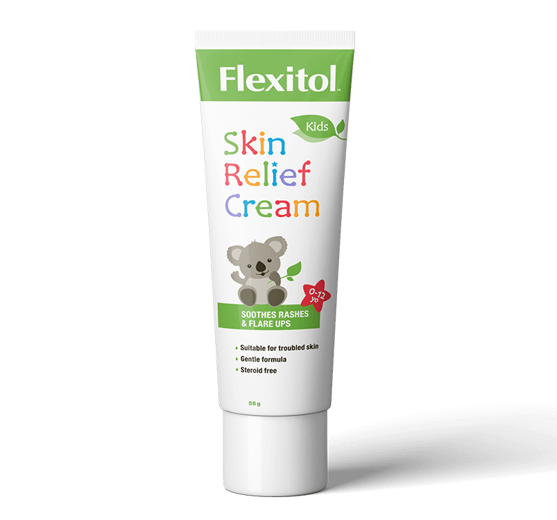 flexitol kids skin relief cream front of tube image