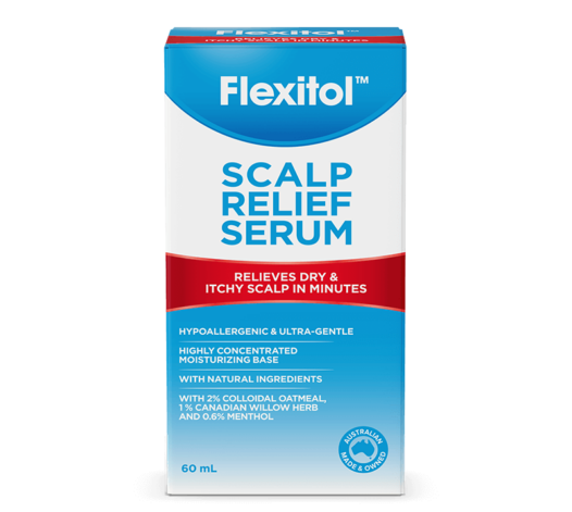 flexitol scalp relief serum front of carton image