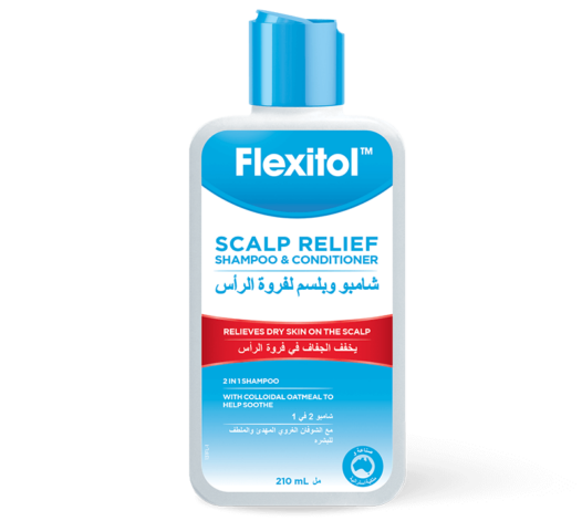 flexitol scalp relief shampoo conditioner front of bottle image